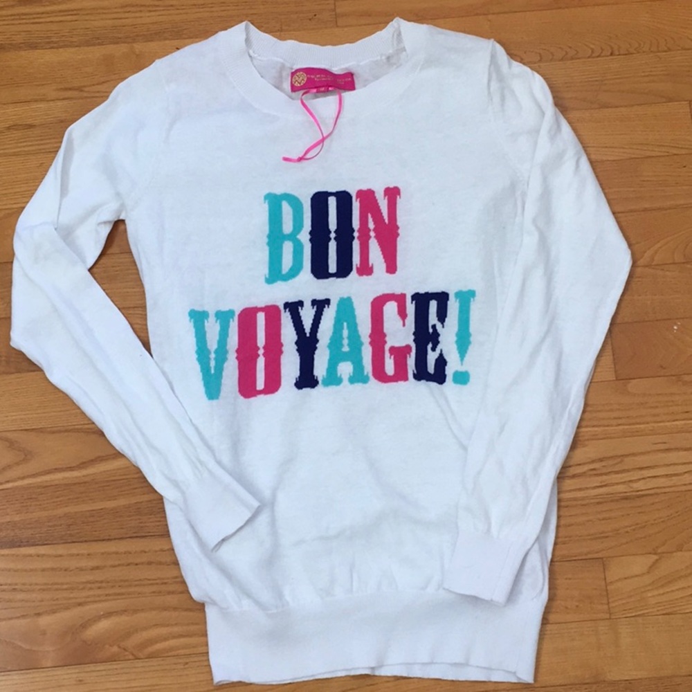 Bon Voyage Sweater by Macbeth Collection, Size M, NWOT